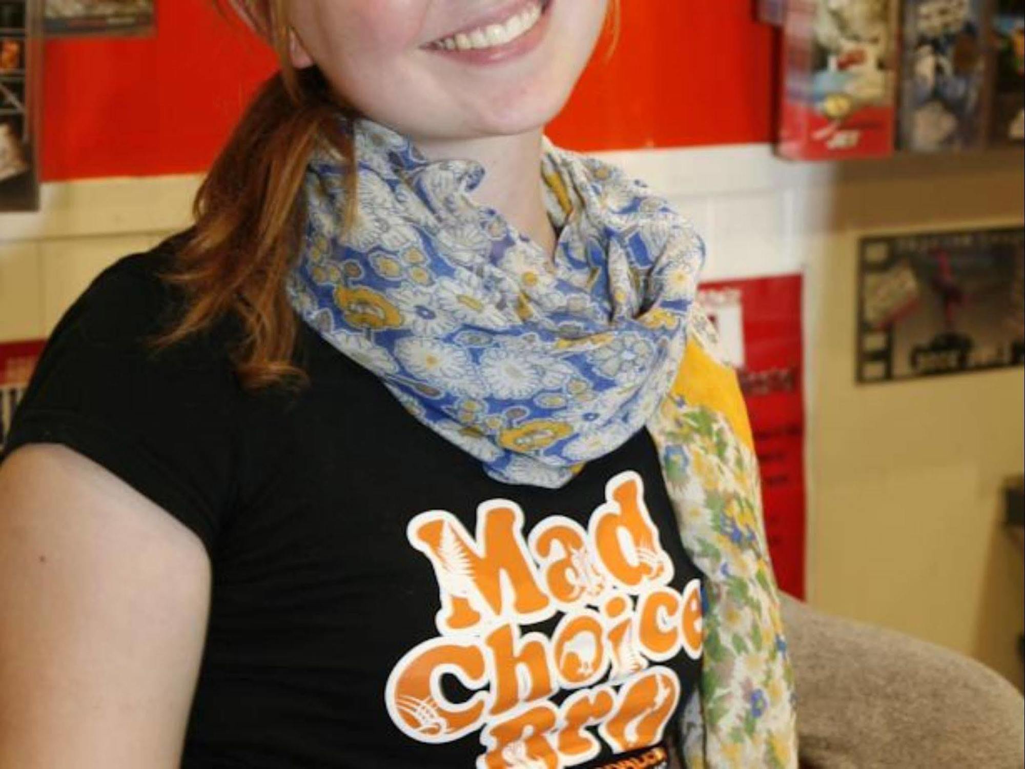 Nomads Capital Backpackers - Wellington (Adults Only) Hostel Exterior photo A woman wearing a neck warmer